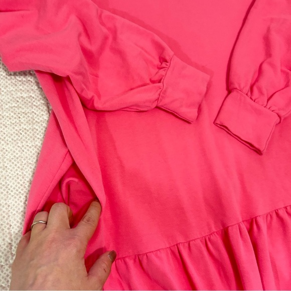 Smash + Tess Essentials Pink Mini Dress Plus Size M Bamboo Fabric - Picture 8 of 10